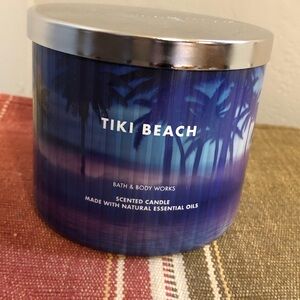 Bath & Body Works Tiki Beach Vanilla Musk Orchids Coconut Scented Candle 3-Wick